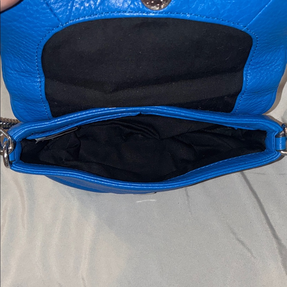 Marc by Marc Jacobs Blue Leather Shoulder Bag - Picture 3 of 6